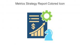 Metrics Strategy Report Colored Icon In Powerpoint Pptx Png And Editable Eps Format
