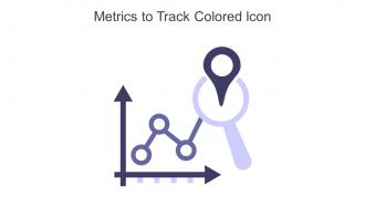 Metrics To Track Colored Icon In Powerpoint Pptx Png And Editable Eps Format