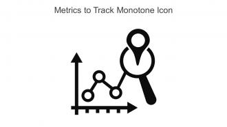 Metrics To Track Monotone Icon In Powerpoint Pptx Png And Editable Eps Format