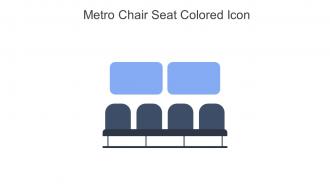 Metro Chair Seat Colored Icon In Powerpoint Pptx Png And Editable Eps Format