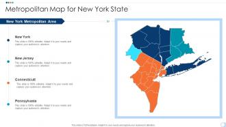Metropolitan Map for New York State