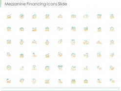 Mezzanine financing icons slide ppt powerpoint presentation gallery design inspiration