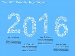Mf year 2016 calendar tags diagram flat powerpoint design