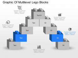Mh graphic of multilevel lego blocks powerpoint template
