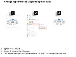 Mi nine staged circular arrow process diagram powerpoint template slide