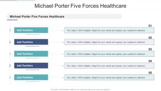 Michael Porter Five Forces Healthcare In Powerpoint And Google Slides Cpb