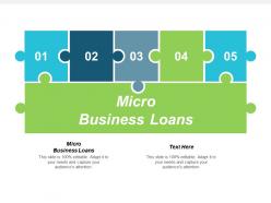 Micro business loans ppt powerpoint presentation gallery vector cpb