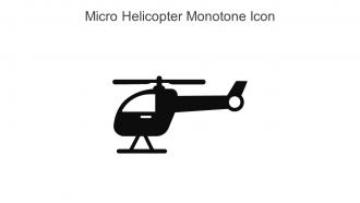 Micro Helicopter Monotone Icon In Powerpoint Pptx Png And Editable Eps Format