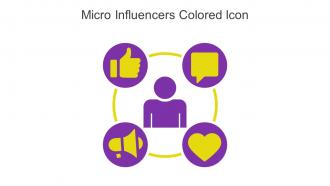 Micro Influencers Colored Icon In Powerpoint Pptx Png And Editable Eps Format