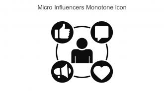 Micro Influencers Monotone Icon In Powerpoint Pptx Png And Editable Eps Format