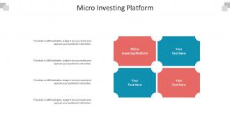 Micro investing platform ppt powerpoint presentation model designs cpb