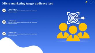 Micro Marketing Target Audience Icon