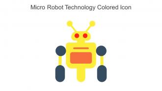 Micro Robot Technology Colored Icon In Powerpoint Pptx Png And Editable Eps Format