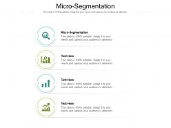 Micro segmentation ppt powerpoint presentation slides model cpb