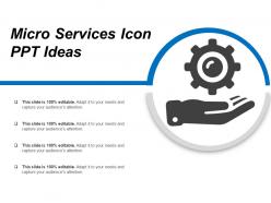 Micro Services Icon Ppt Ideas