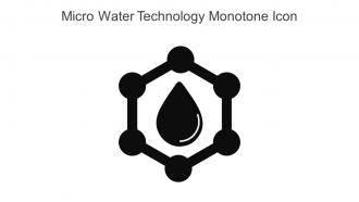 Micro Water Technology Monotone Icon In Powerpoint Pptx Png And Editable Eps Format