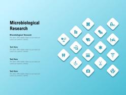 Microbiological research ppt powerpoint presentation layouts diagrams