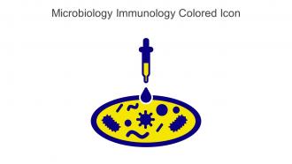 Microbiology Immunology Colored Icon In Powerpoint Pptx Png And Editable Eps Format