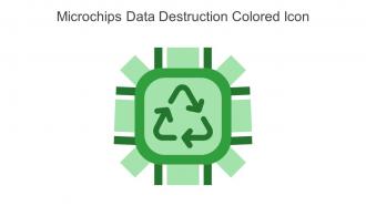 Microchips Data Destruction Colored Icon In Powerpoint Pptx Png And Editable Eps Format