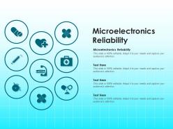 Microelectronics reliability ppt powerpoint presentation portfolio diagrams