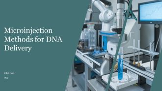Microinjection Methods For DNA Delivery PPT Guidelines AT