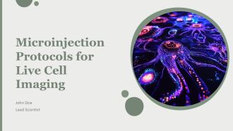 Microinjection Protocols For Live Cell Imaging PPT PowerPoint AT