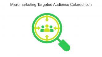 Micromarketing Targeted Audience Colored Icon In Powerpoint Pptx Png And Editable Eps Format