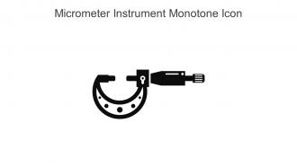 Micrometer Instrument Monotone Icon In Powerpoint Pptx Png And Editable Eps Format
