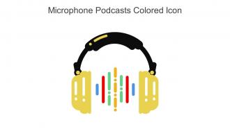 Microphone Podcasts Colored Icon In Powerpoint Pptx Png And Editable Eps Format