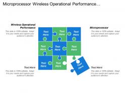 Microprocessor wireless operational performance technical dimension