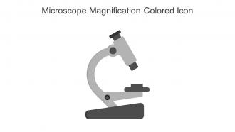 Microscope Magnification Colored Icon In Powerpoint Pptx Png And Editable Eps Format