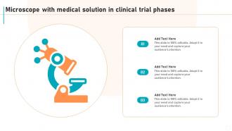 Microscope With Medical Solution In Clinical Trial Phases New Drug Development Process