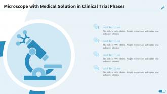 Microscope With Medical Solution In Clinical Trial Phases Research Design For Clinical Trials