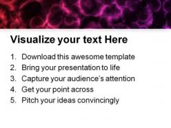Microscopic cells science powerpoint templates and powerpoint backgrounds 0611