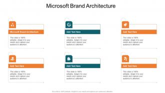 Microsoft Brand Architecture In Powerpoint And Google Slides Cpb