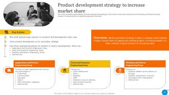 Microsoft Business And Growth Strategies Evaluartion Strategy CD V Idea Unique