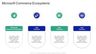 Microsoft Commerce Ecosystems In Powerpoint And Google Slides Cpb