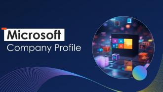Microsoft Company Profile Powerpoint Presentation Slides CP CD