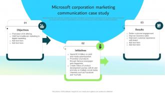 Microsoft Corporation Marketing Communication Case Study Strategic Guide For Integrated Marketing