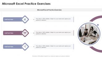 Microsoft Excel Practice Exercises In Powerpoint And Google Slides Cpb