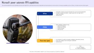 Microsoft Power Automate RPA Capabilities