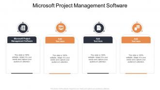 Microsoft Project Management Software In Powerpoint And Google Slides Cpb