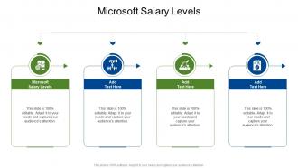 Microsoft Salary Levels In Powerpoint And Google Slides Cpb