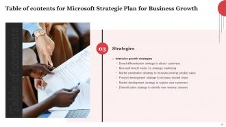 Microsoft Strategic Plan For Business Growth Powerpoint Presentation Slides Strategy CD Professional Attractive