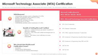 Microsoft technology associate mta certification it certification collections