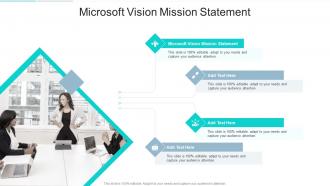 Microsoft Vision Mission Statement In Powerpoint And Google Slides Cpb