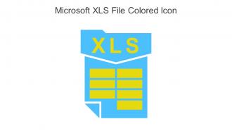 Microsoft XLS File Colored Icon In Powerpoint Pptx Png And Editable Eps Format