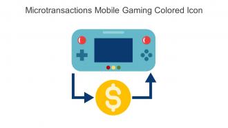 Microtransactions Mobile Gaming Colored Icon In Powerpoint Pptx Png And Editable Eps Format