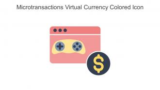Microtransactions Virtual Currency Colored Icon In Powerpoint Pptx Png And Editable Eps Format