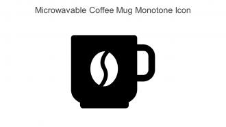 Microwavable Coffee Mug Monotone Icon In Powerpoint Pptx Png And Editable Eps Format
